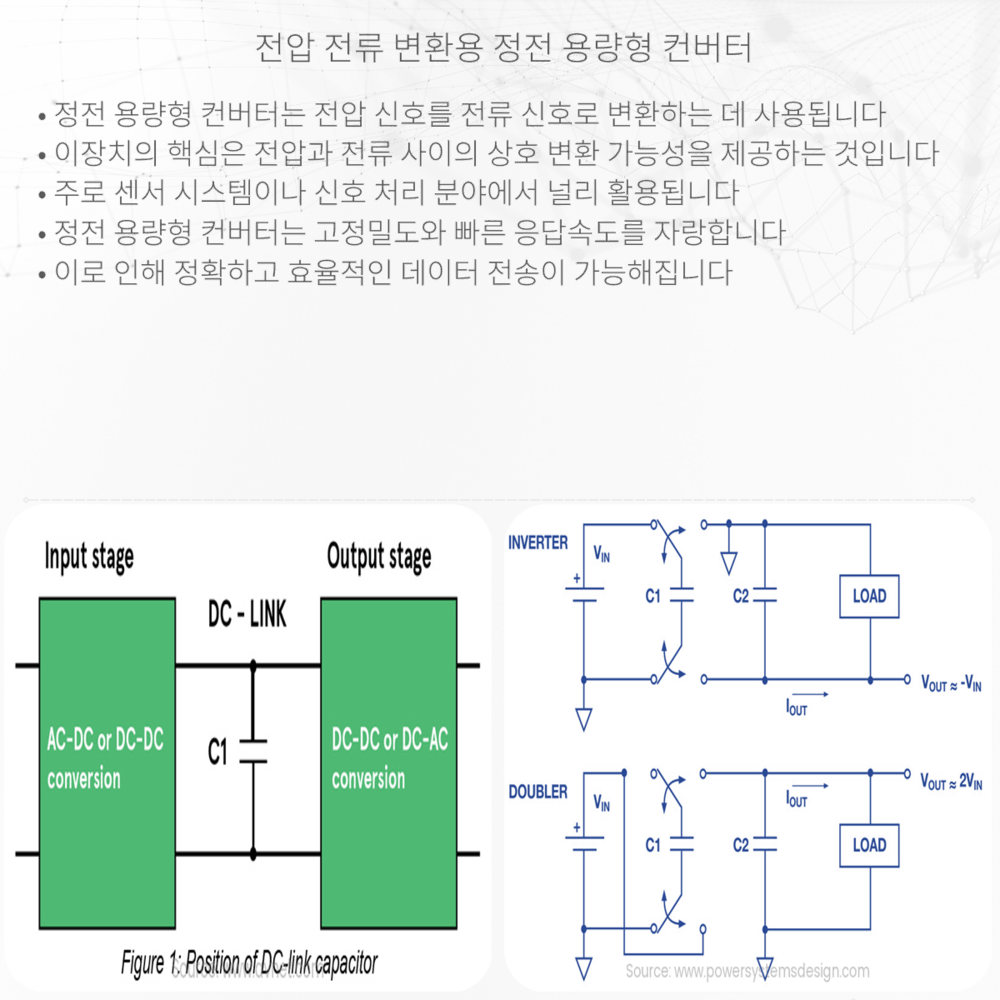 전압-전류 변환용 정전 용량형 컨버터