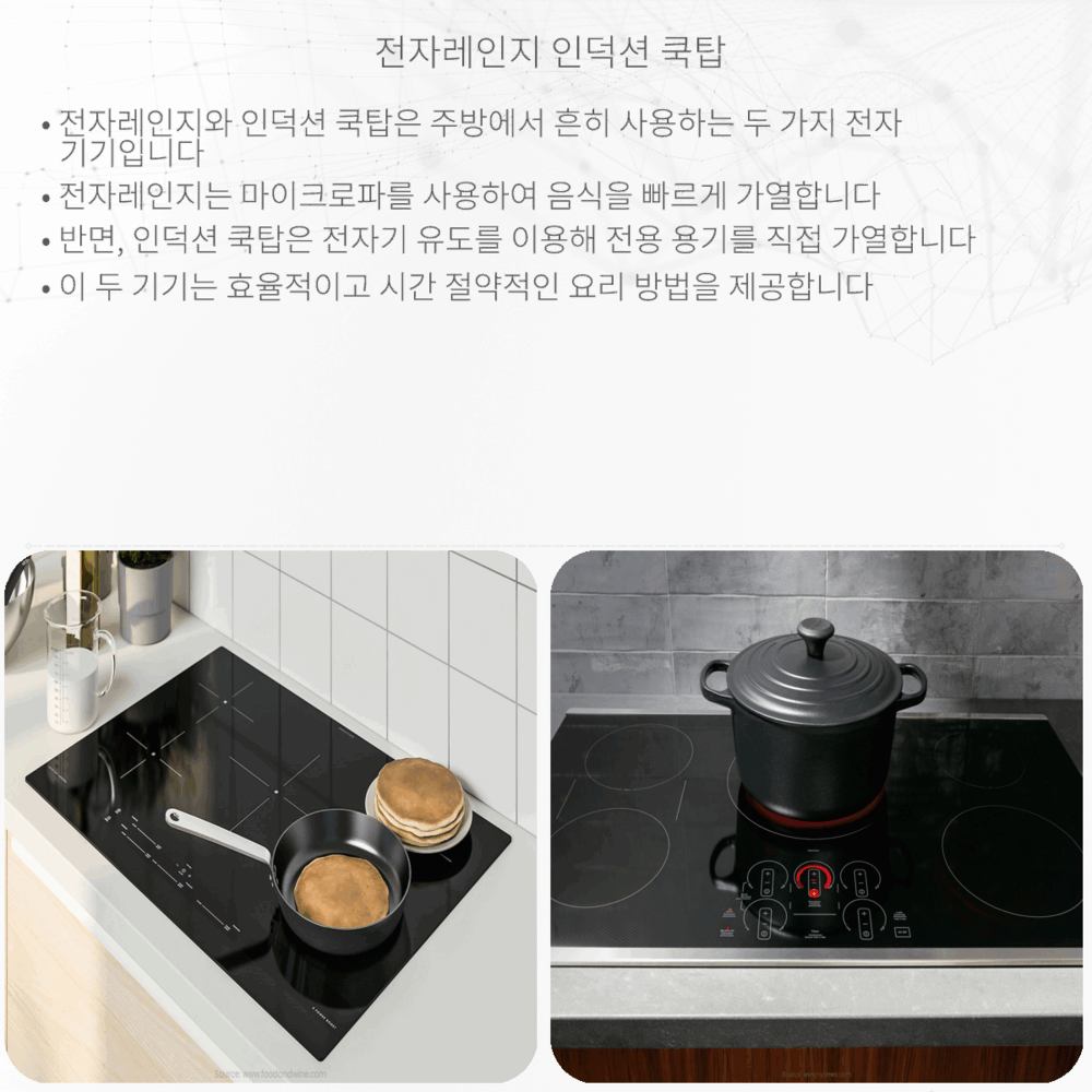 전자레인지 인덕션 쿡탑