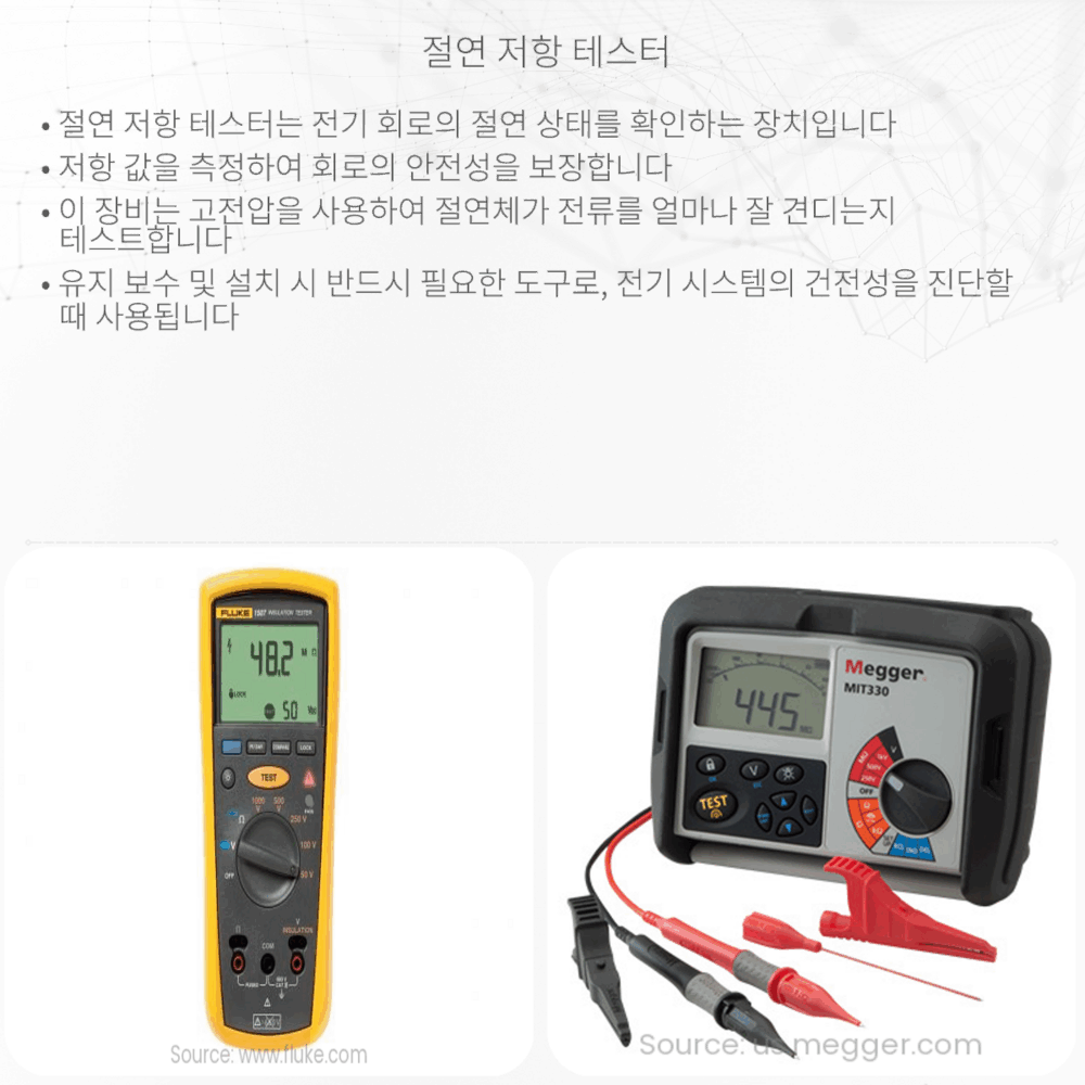 절연 저항 테스터