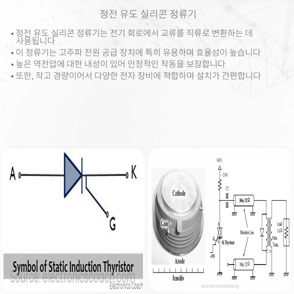 정전 유도 실리콘 정류기