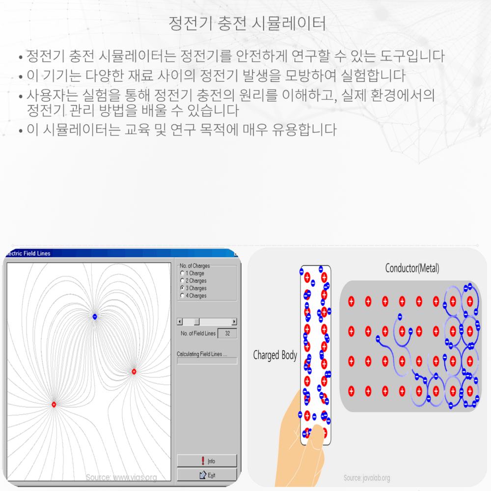 정전기 충전 시뮬레이터