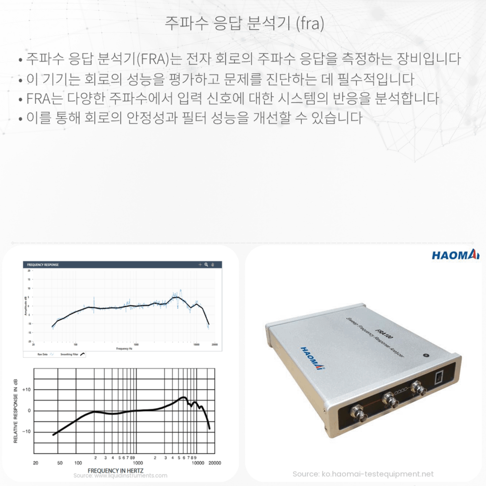 주파수 응답 분석기 (FRA)