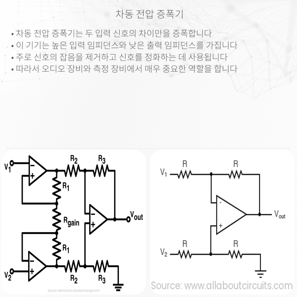 차동 전압 증폭기
