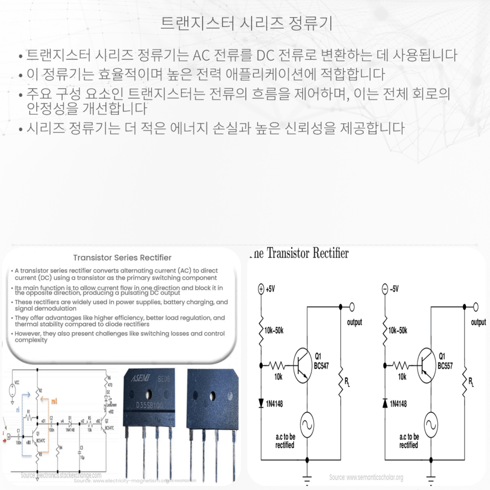 트랜지스터 시리즈 정류기