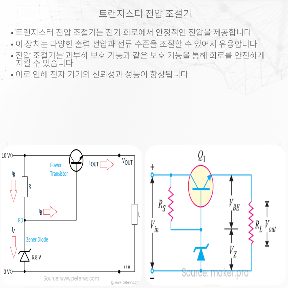 트랜지스터 전압 조절기