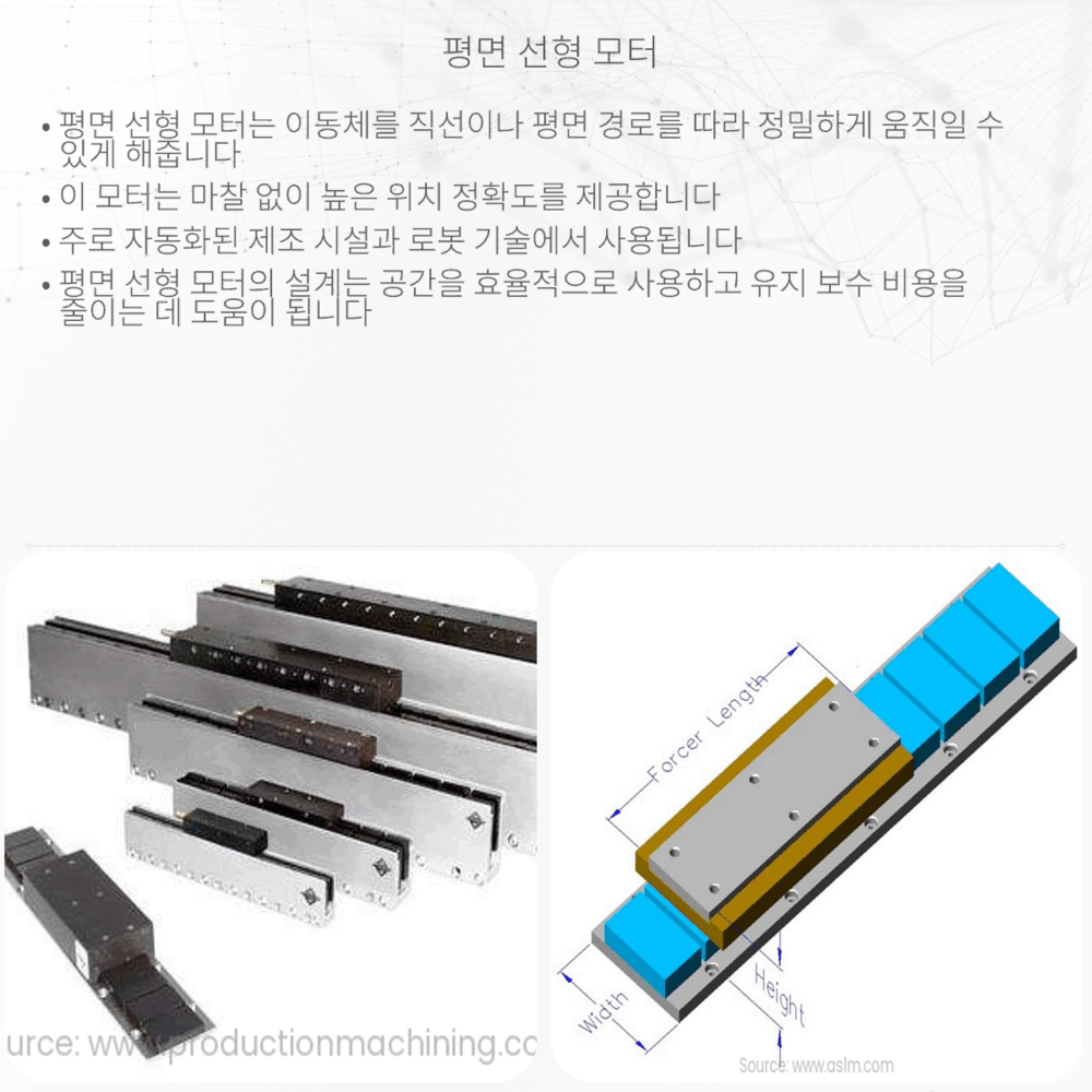 평면 선형 모터