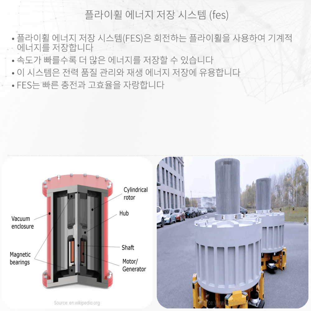 플라이휠 에너지 저장 시스템 (FES)