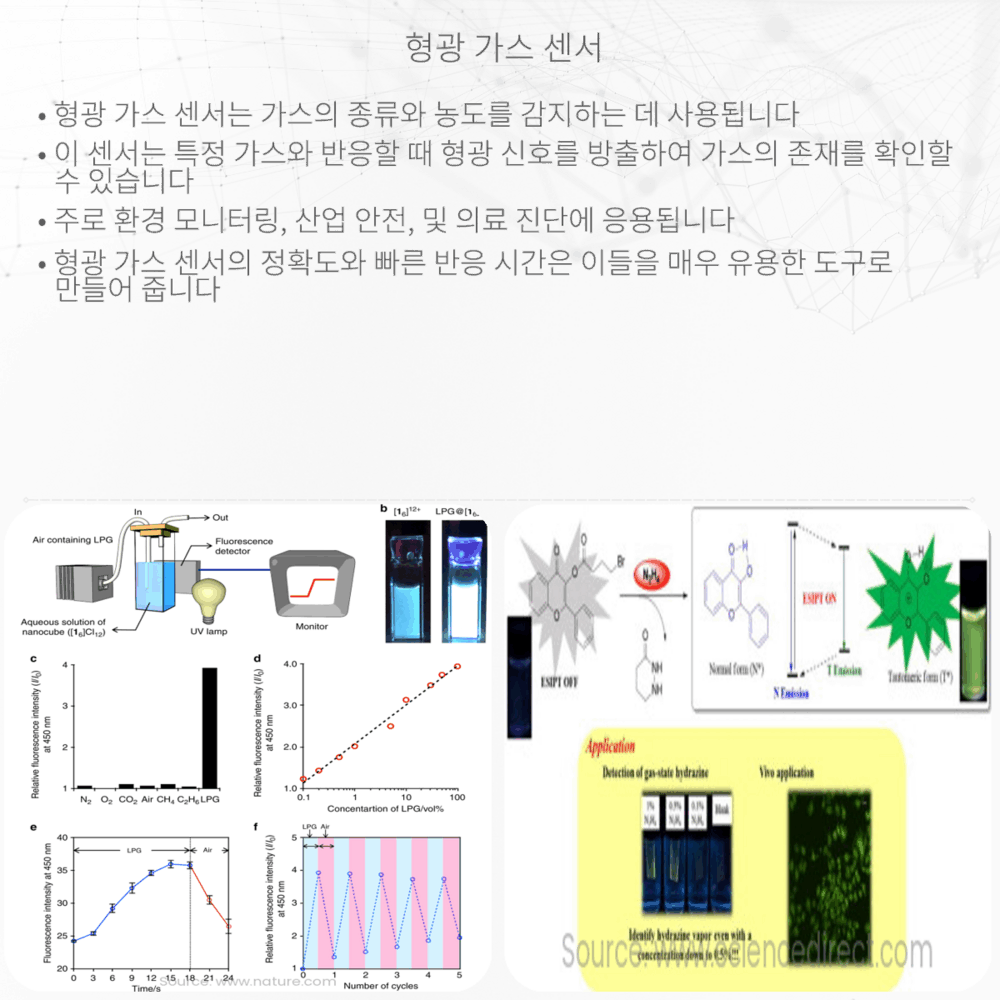 형광 가스 센서