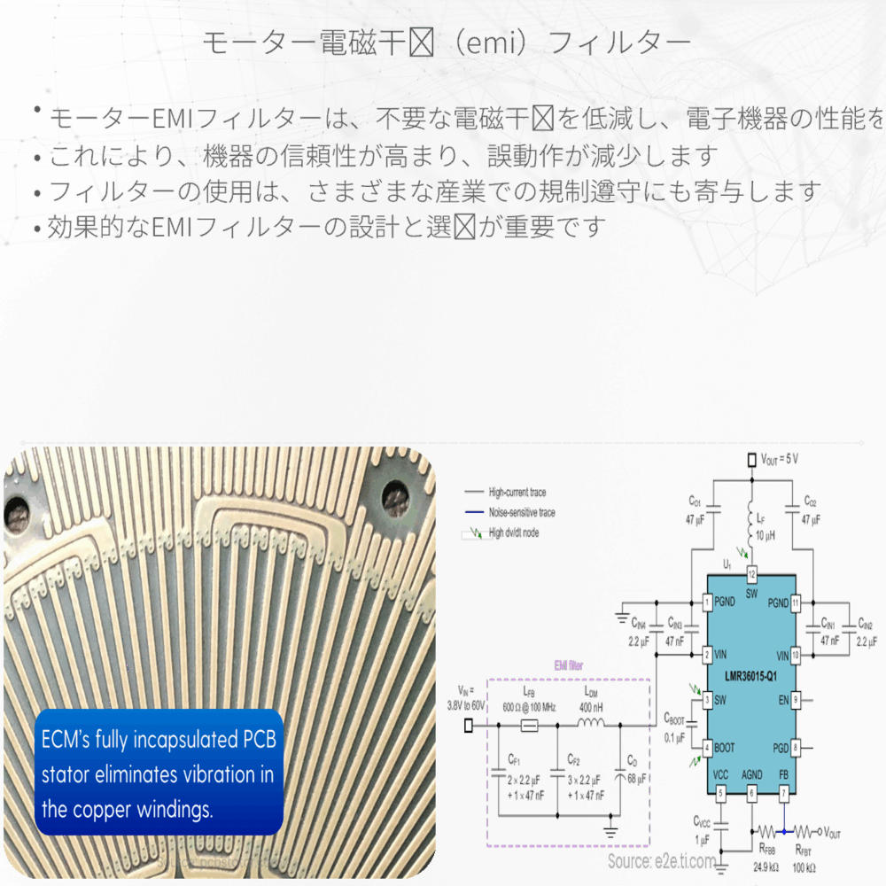 Ecu Rfi EMI/RFI フィルター | 仕組みと応用