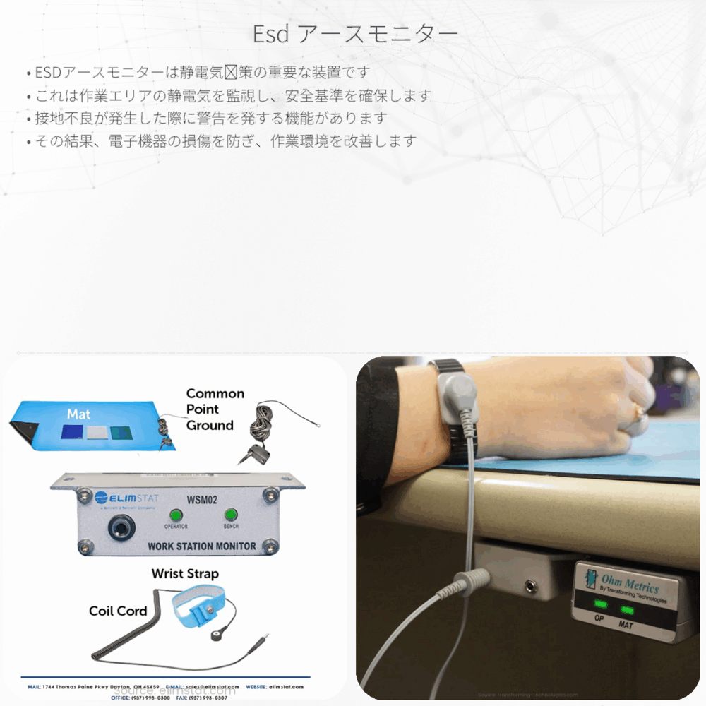 ESD アースモニター