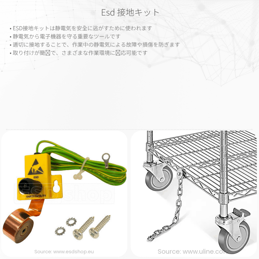 ESD 接地キット