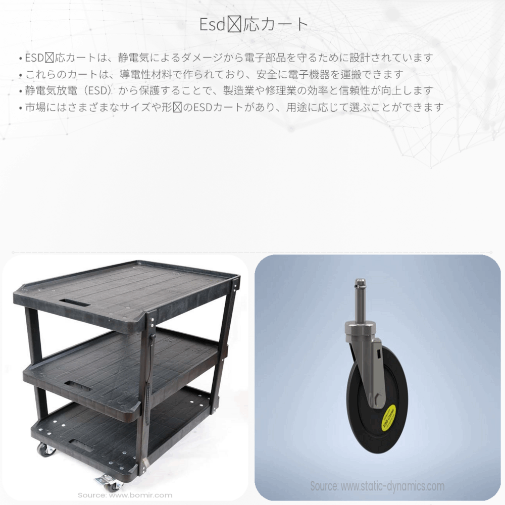 ESD対応カート