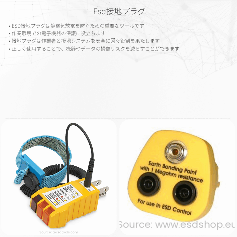 ESD接地プラグ