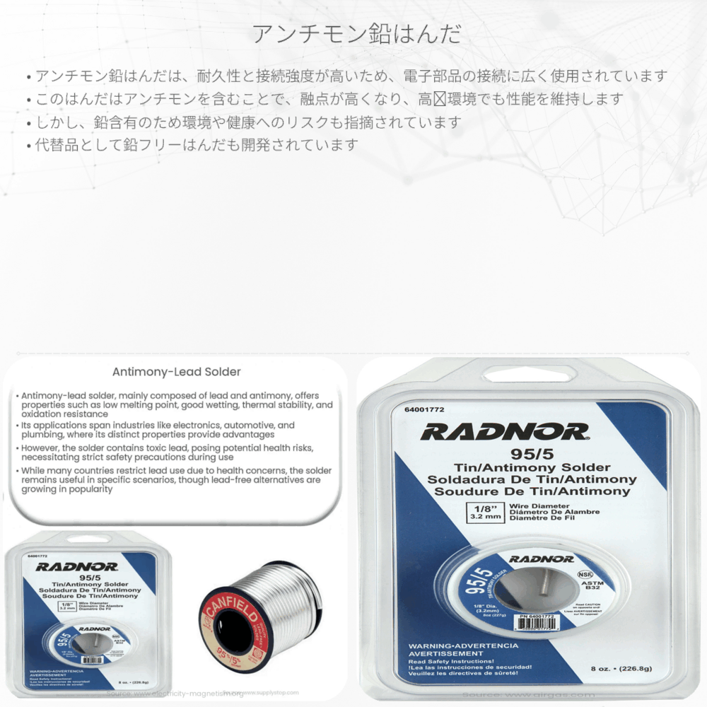 アンチモン鉛はんだ
