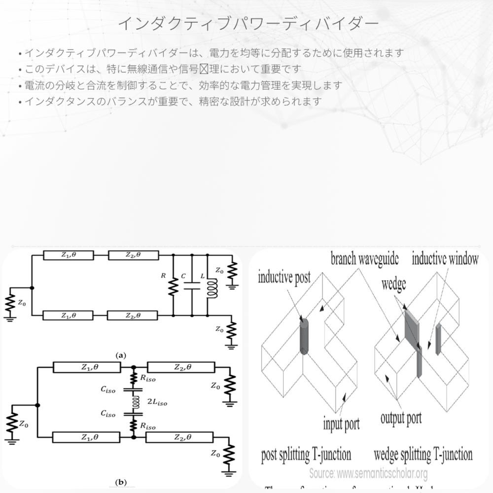 インダクティブパワーディバイダー