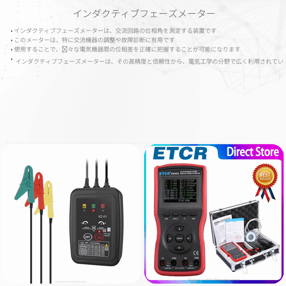 インダクティブフェーズメーター