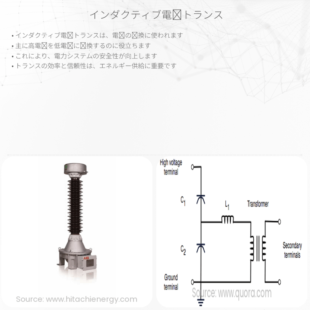 インダクティブ電圧トランス