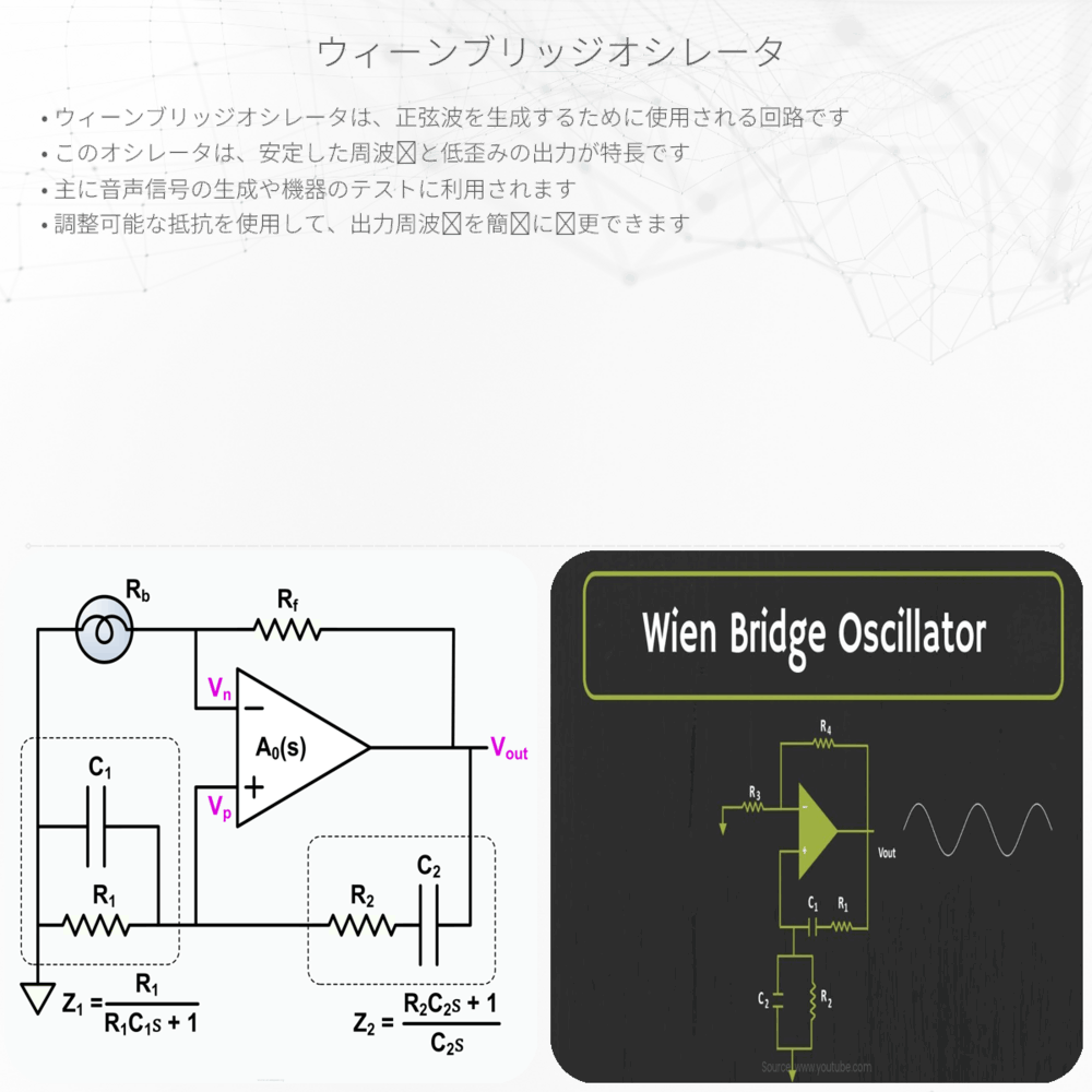 ウィーンブリッジオシレータ