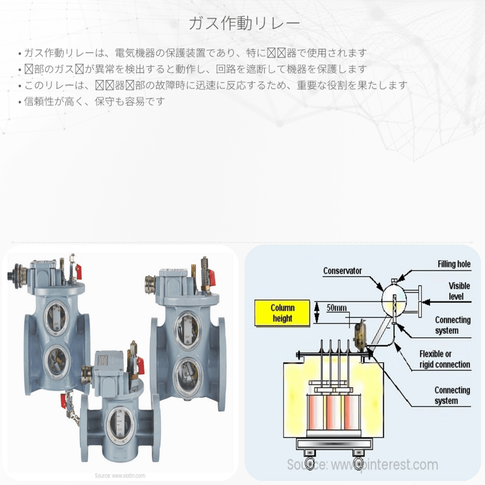 ガス作動リレー