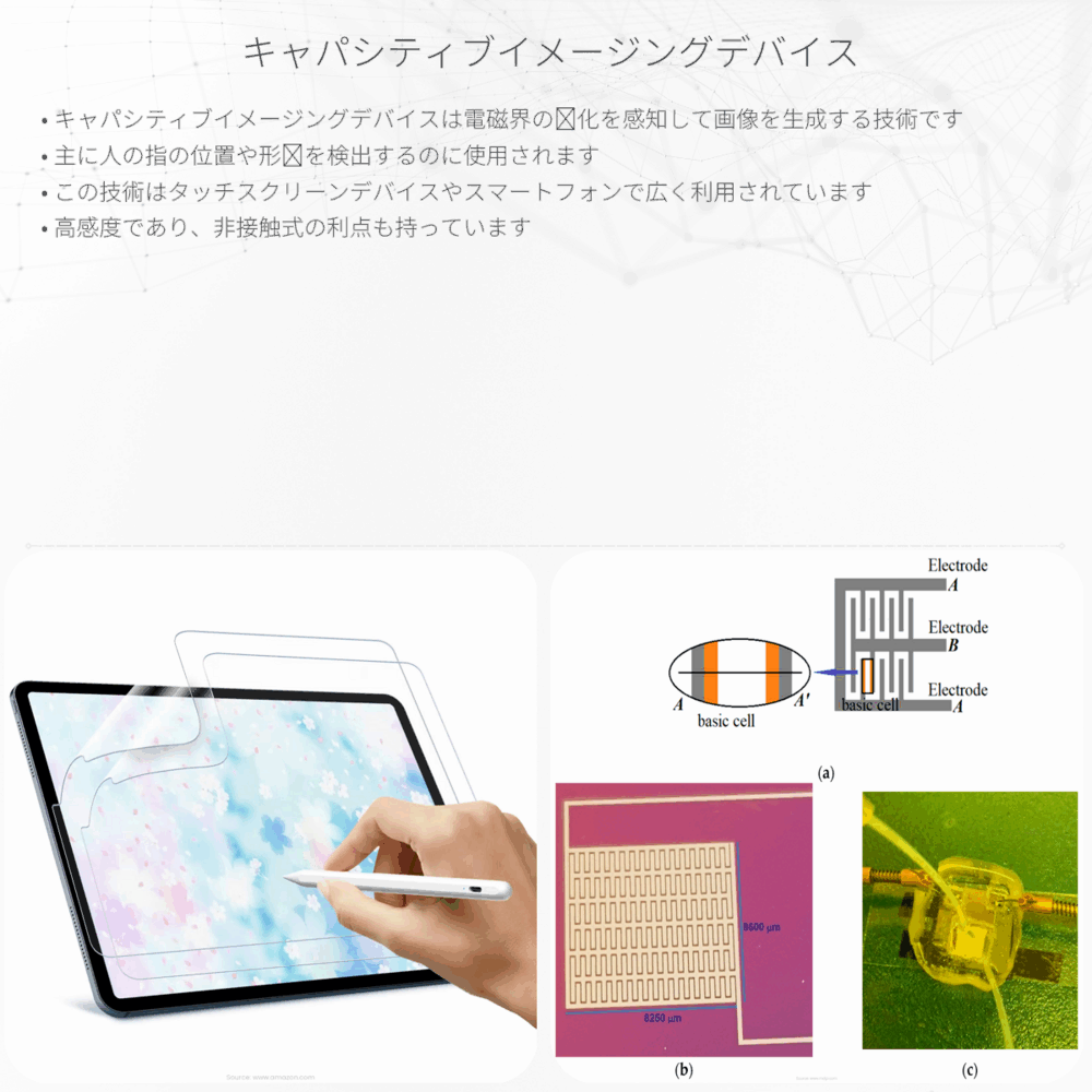 キャパシティブイメージングデバイス