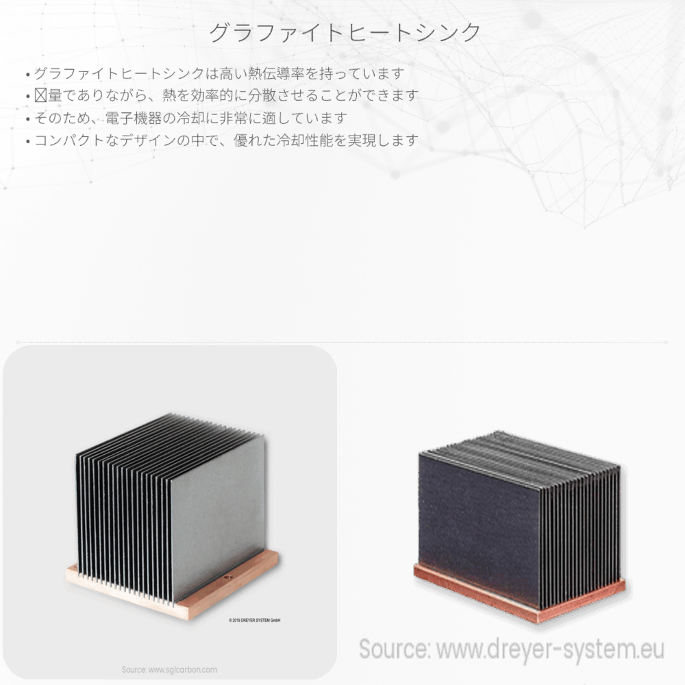 グラファイトヒートシンク