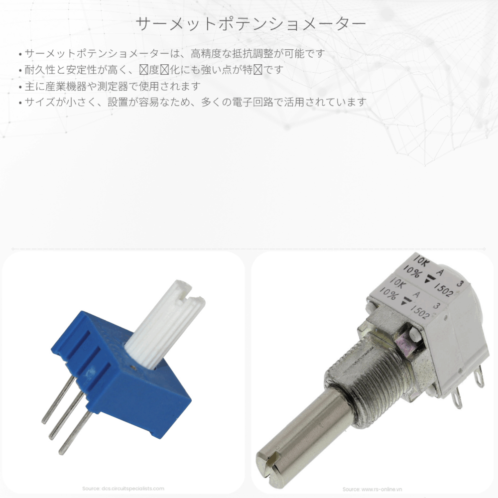サーメットポテンショメーター