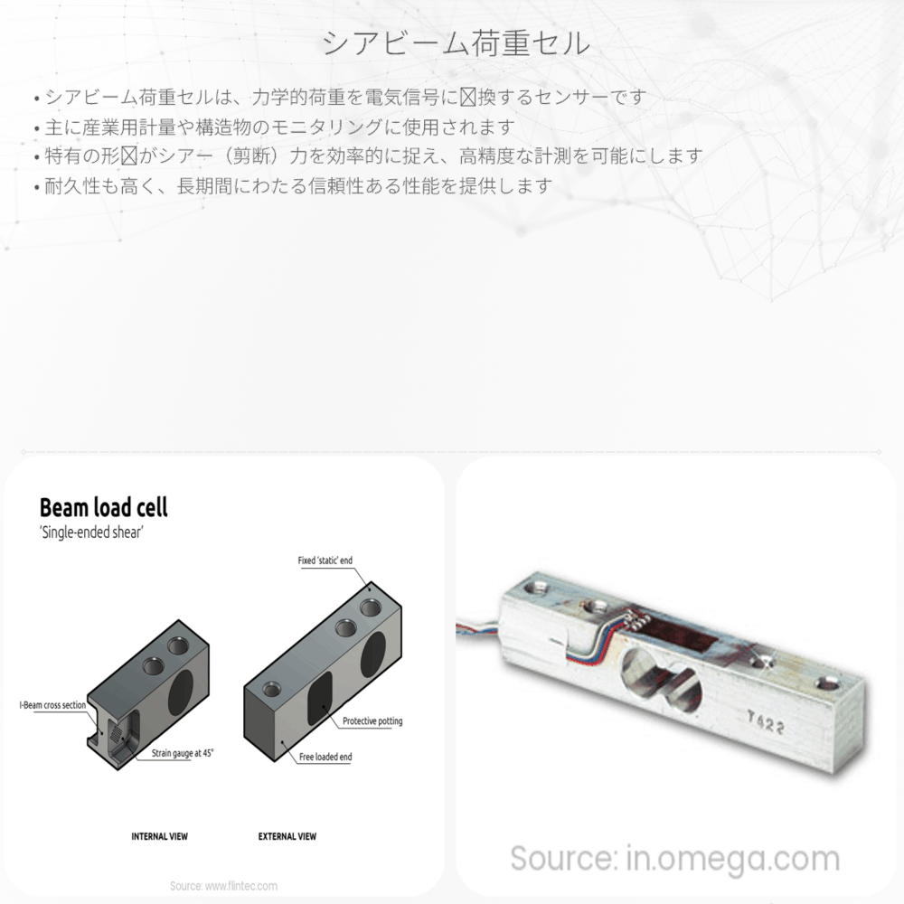シアビーム荷重セル