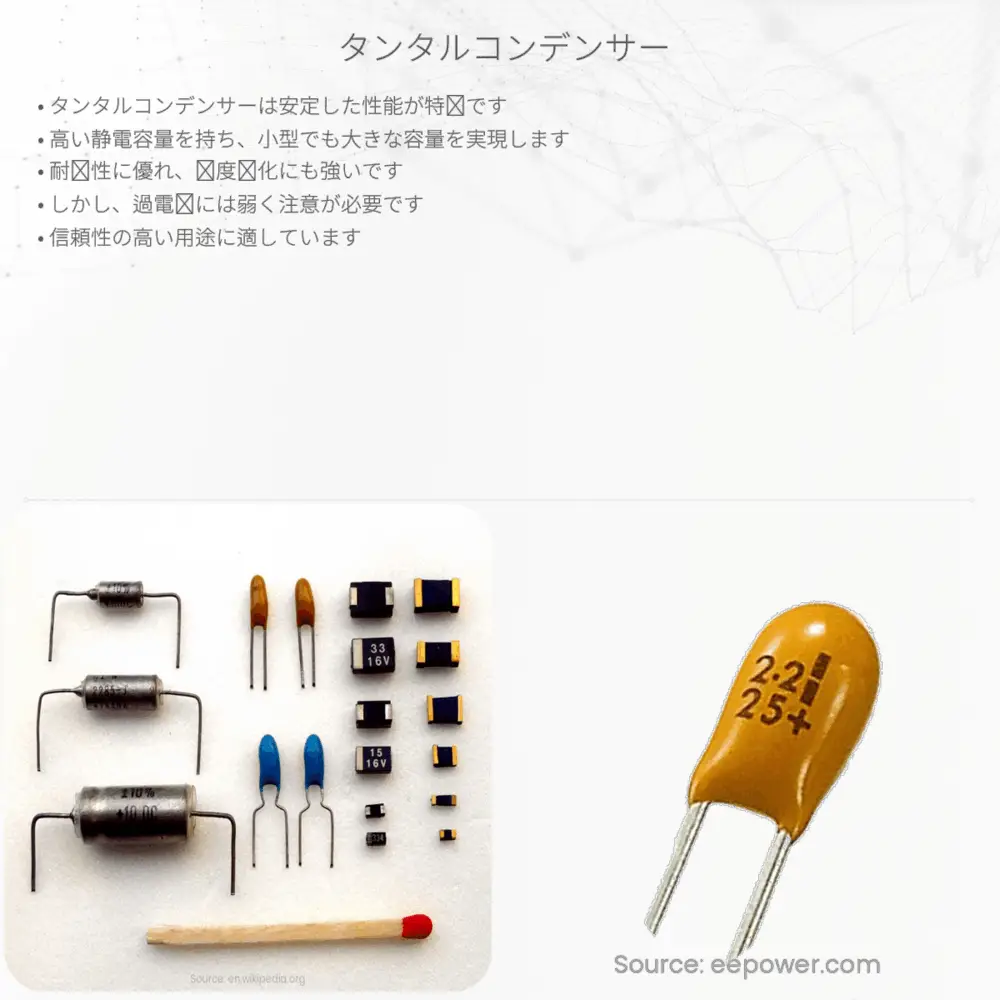 タンタルコンデンサー
