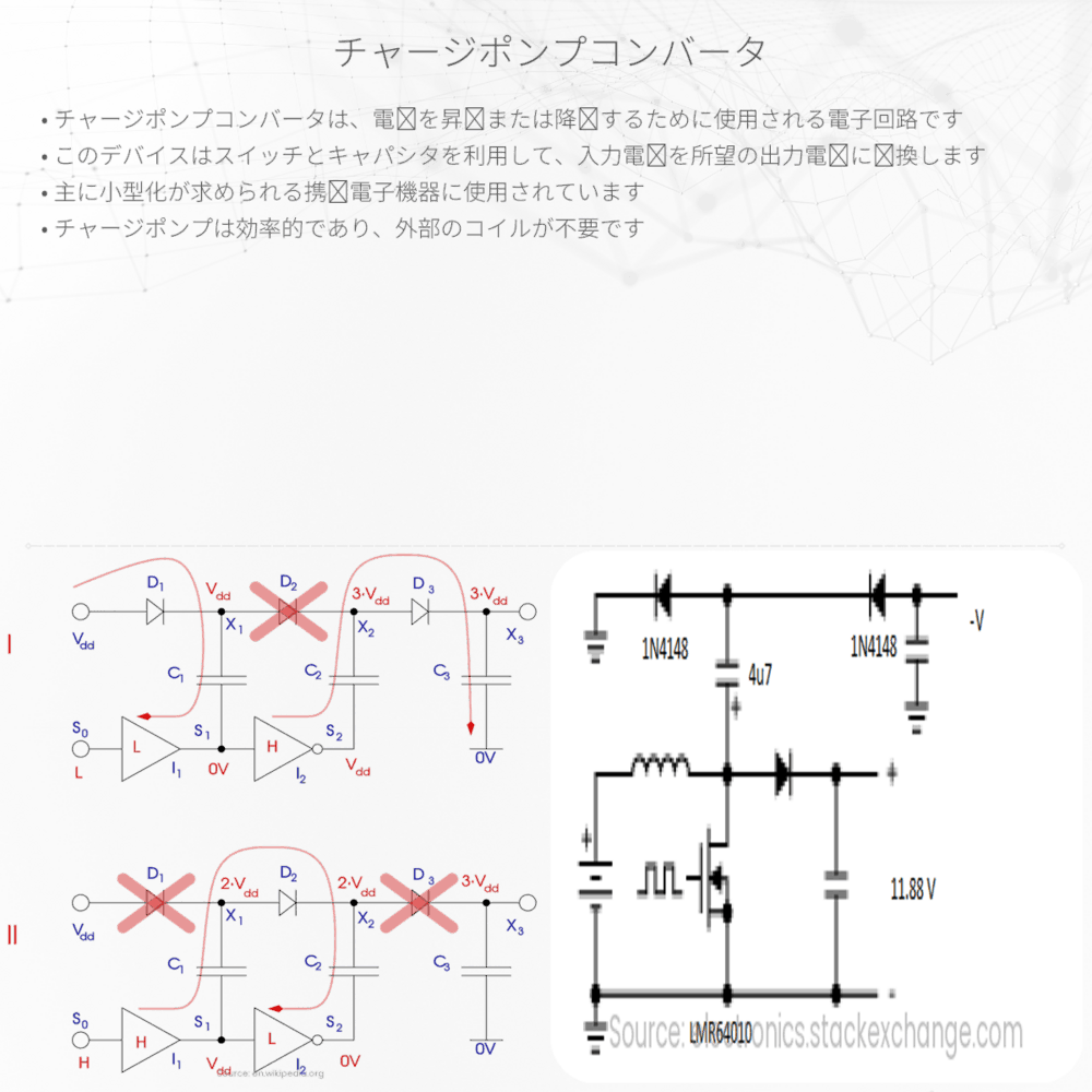 チャージポンプコンバータ