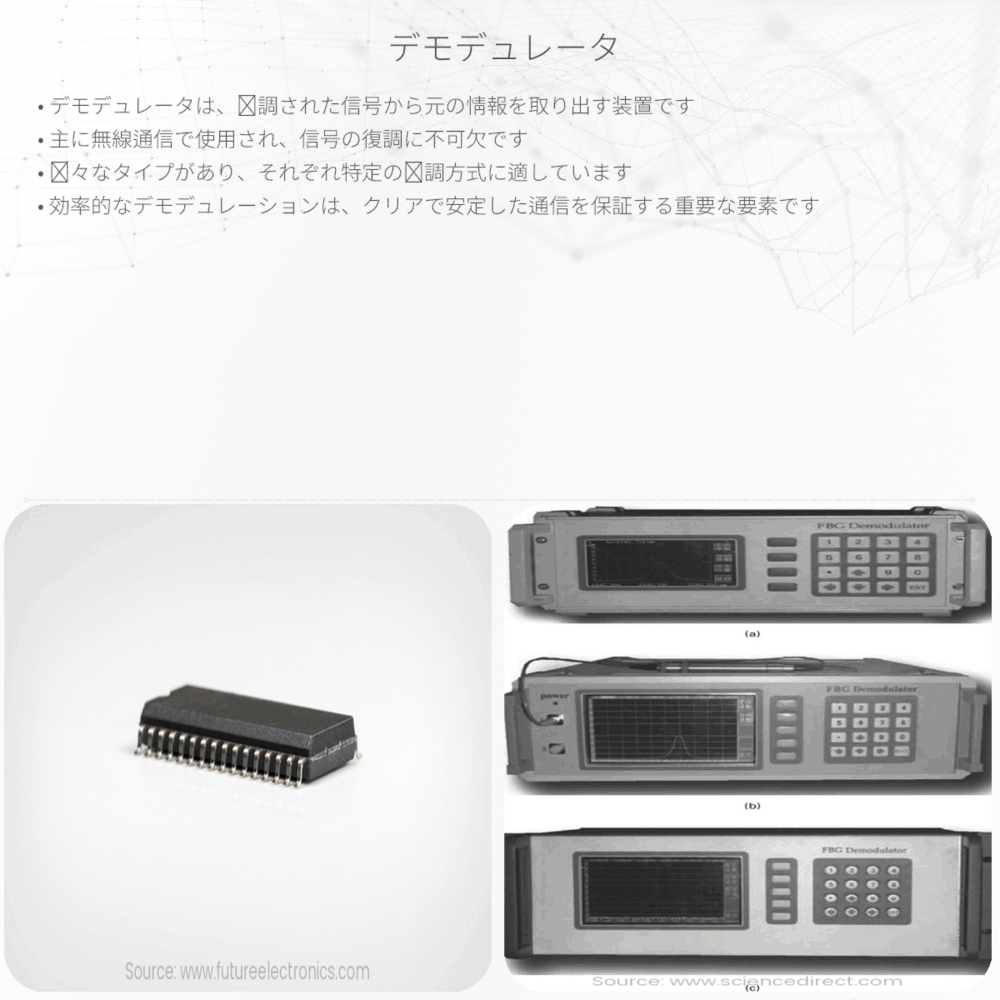 デモデュレータ