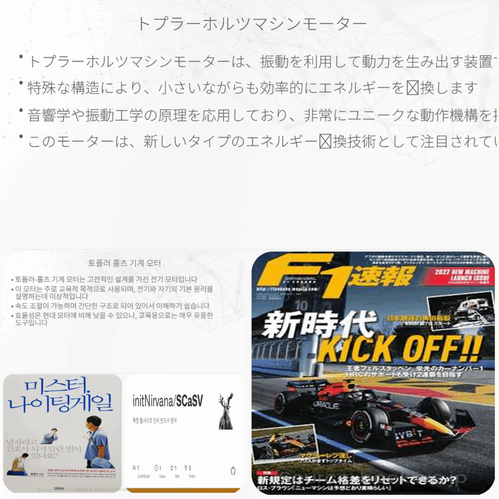 トプラーホルツマシンモーター