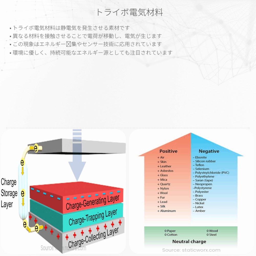 トライボ電気材料