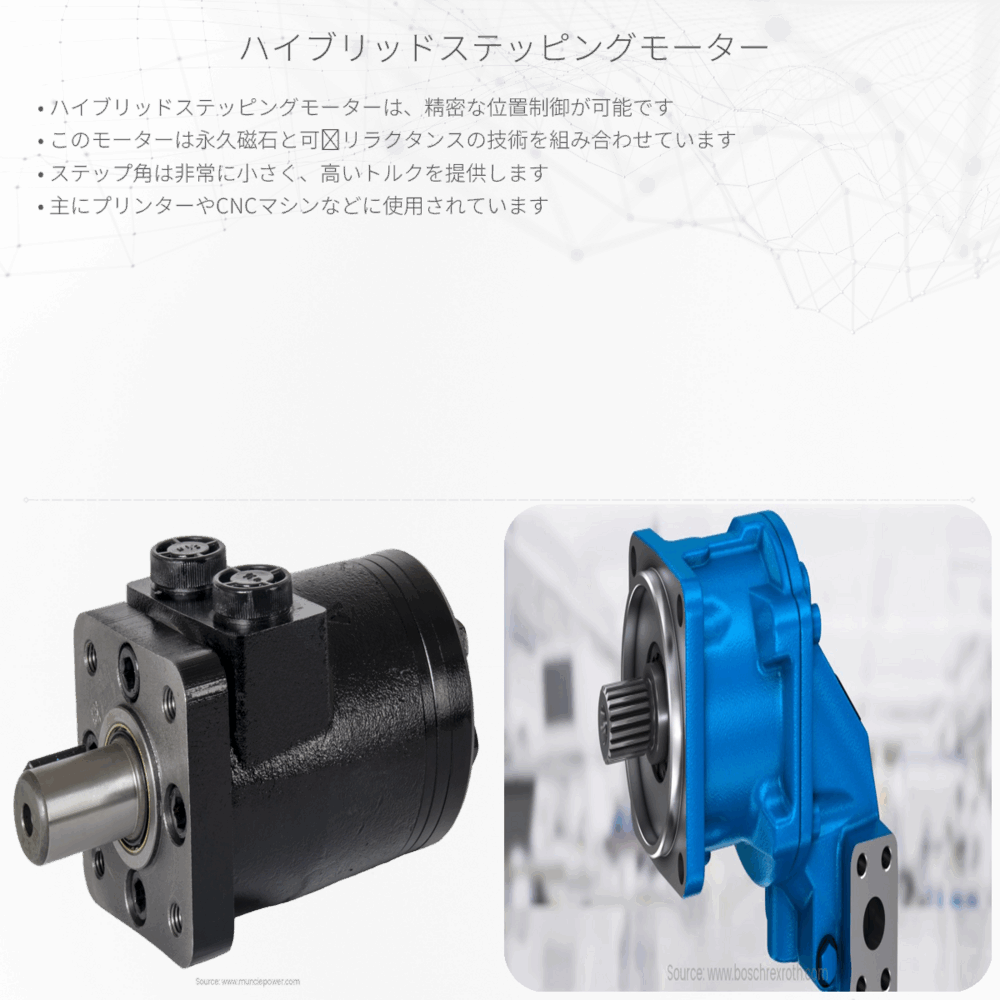 ハイブリッドステッピングモーター
