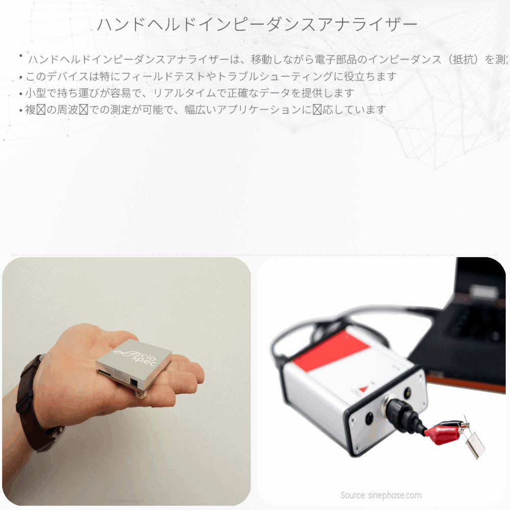 ハンドヘルドインピーダンスアナライザー