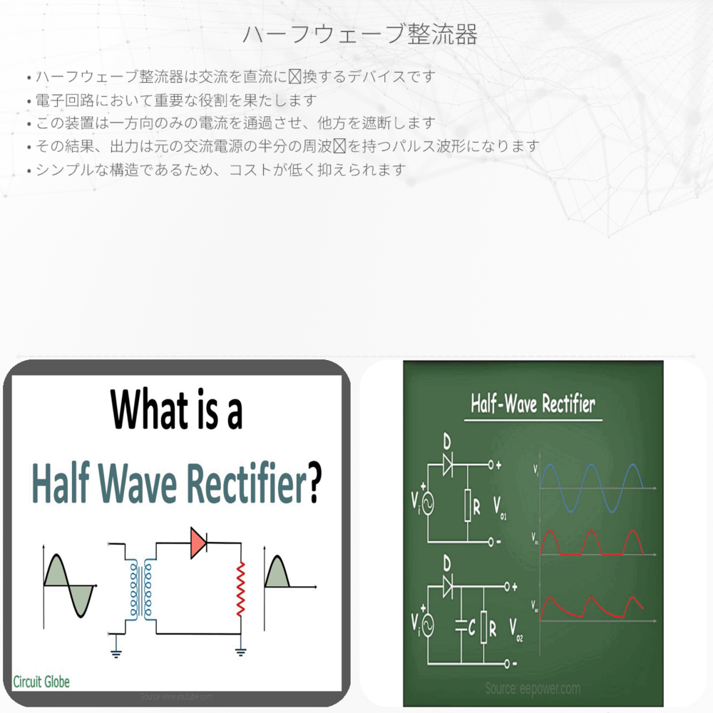 ハーフウェーブ整流器