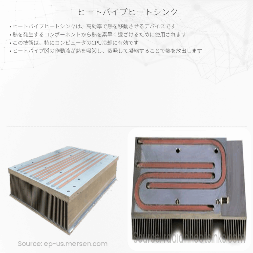 ヒートパイプヒートシンク