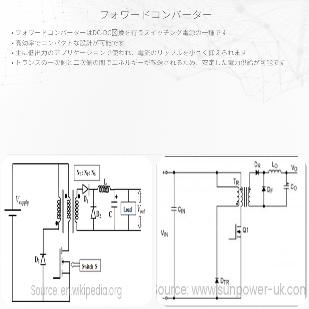 フォワードコンバーター