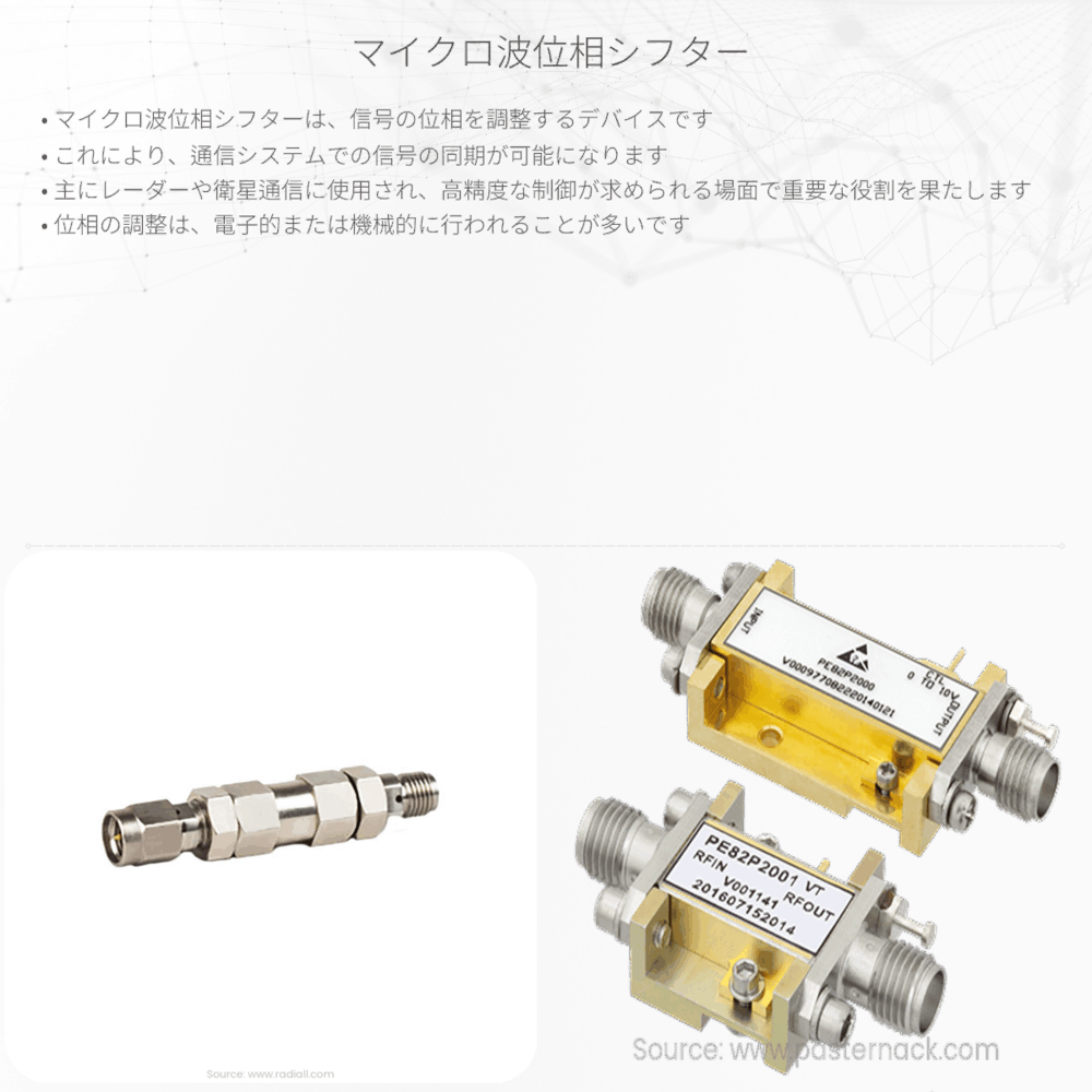マイクロ波位相シフター