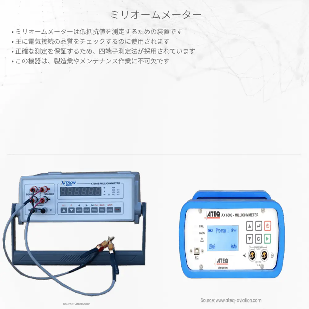 ミリオームメーター