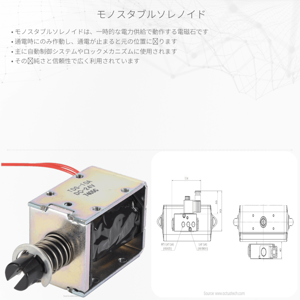 モノスタブルソレノイド