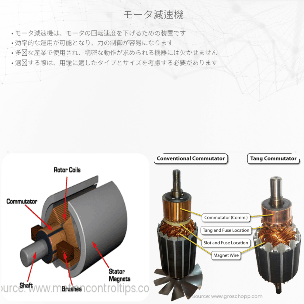 モータ減速機