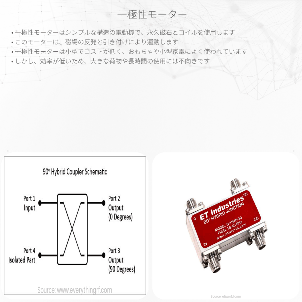 一極性モーター
