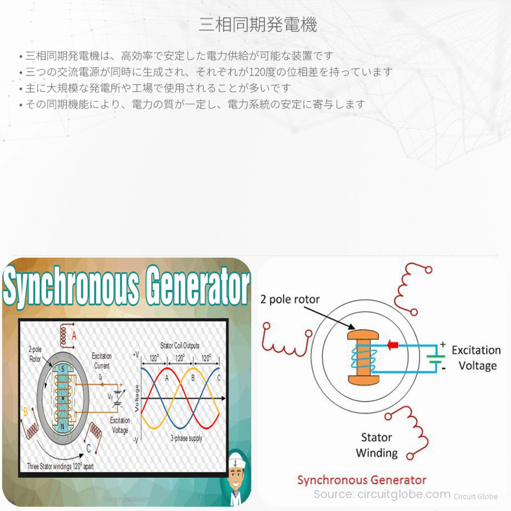 三相同期発電機