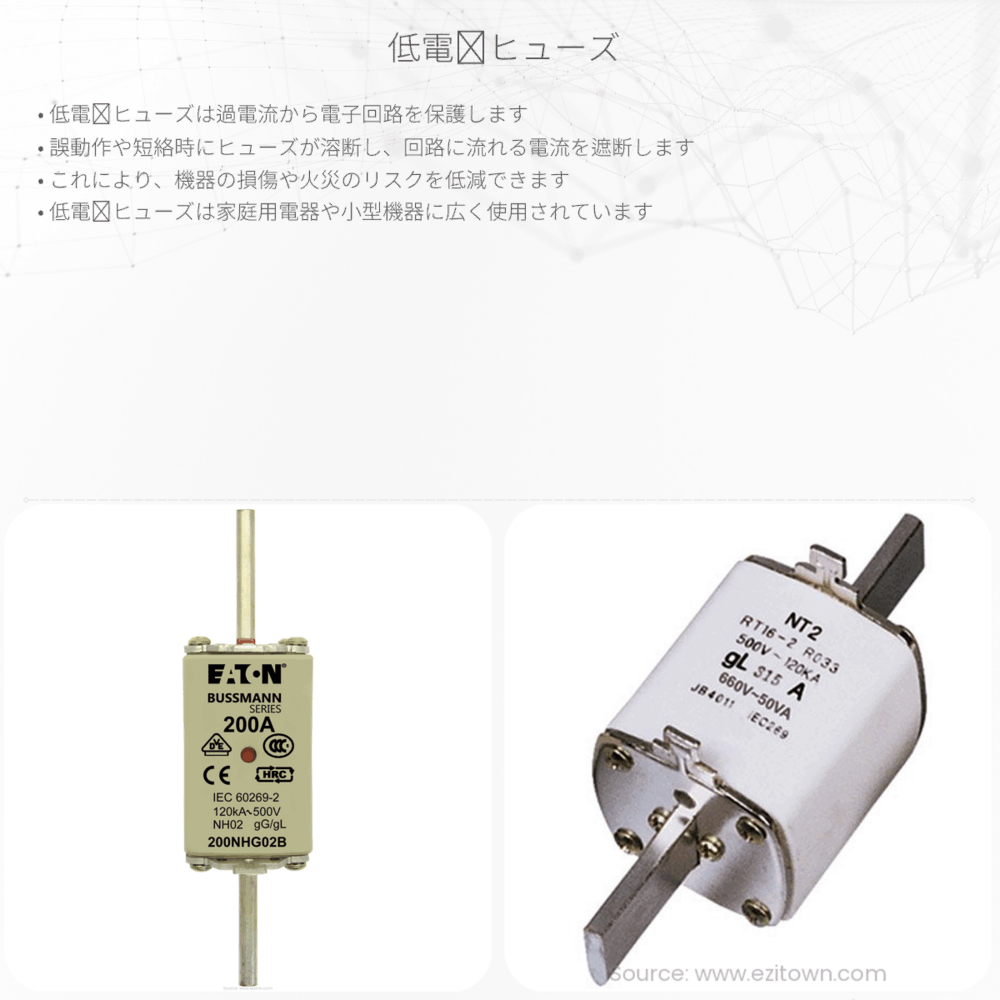 低電圧ヒューズ