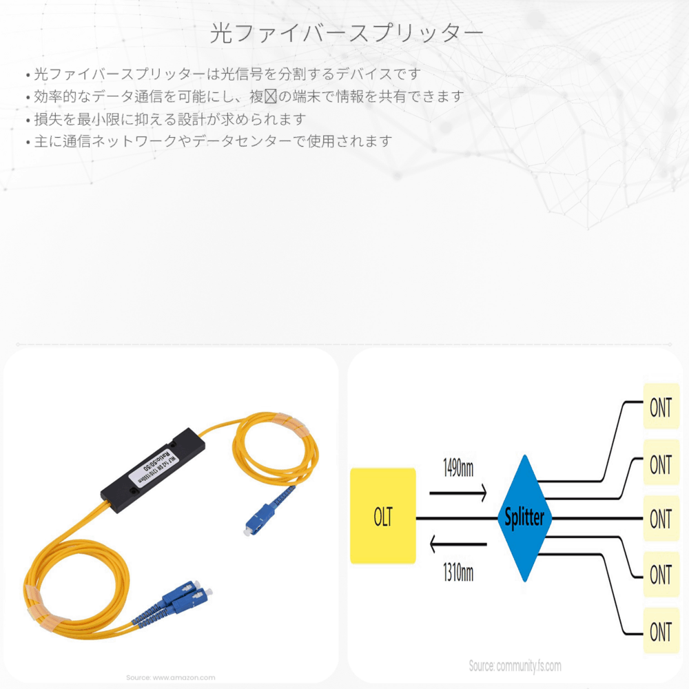 光ファイバースプリッター