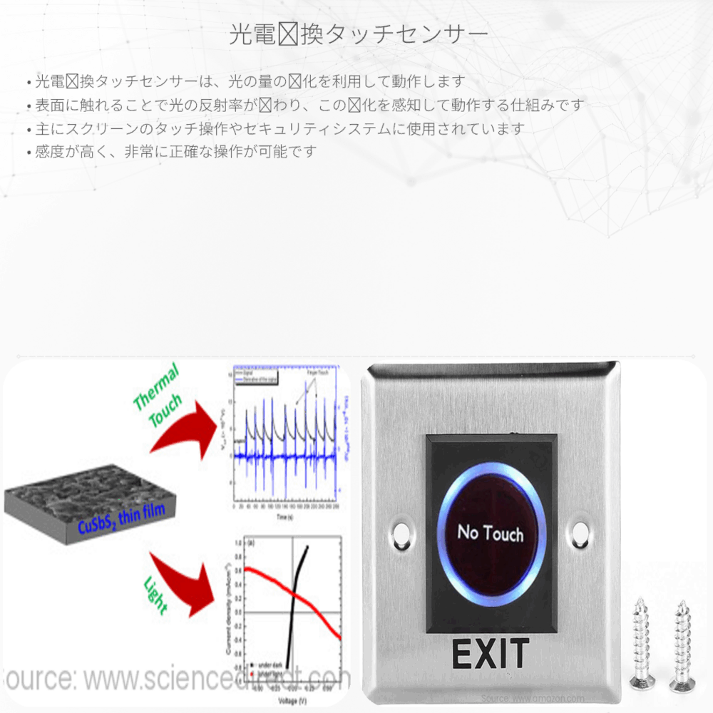 光電変換タッチセンサー