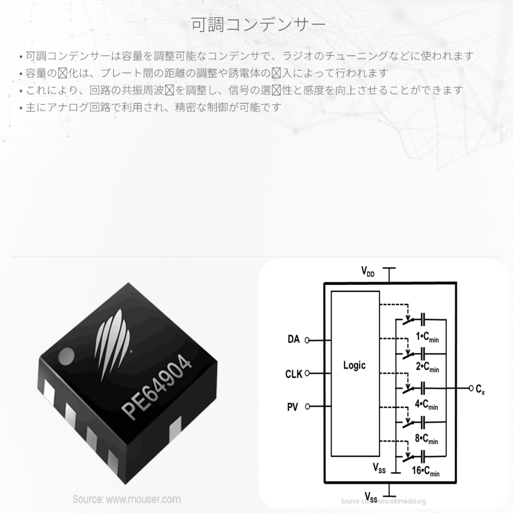 可調コンデンサー