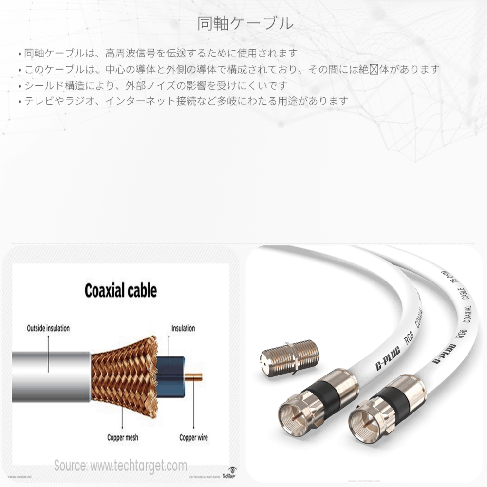 同軸ケーブル