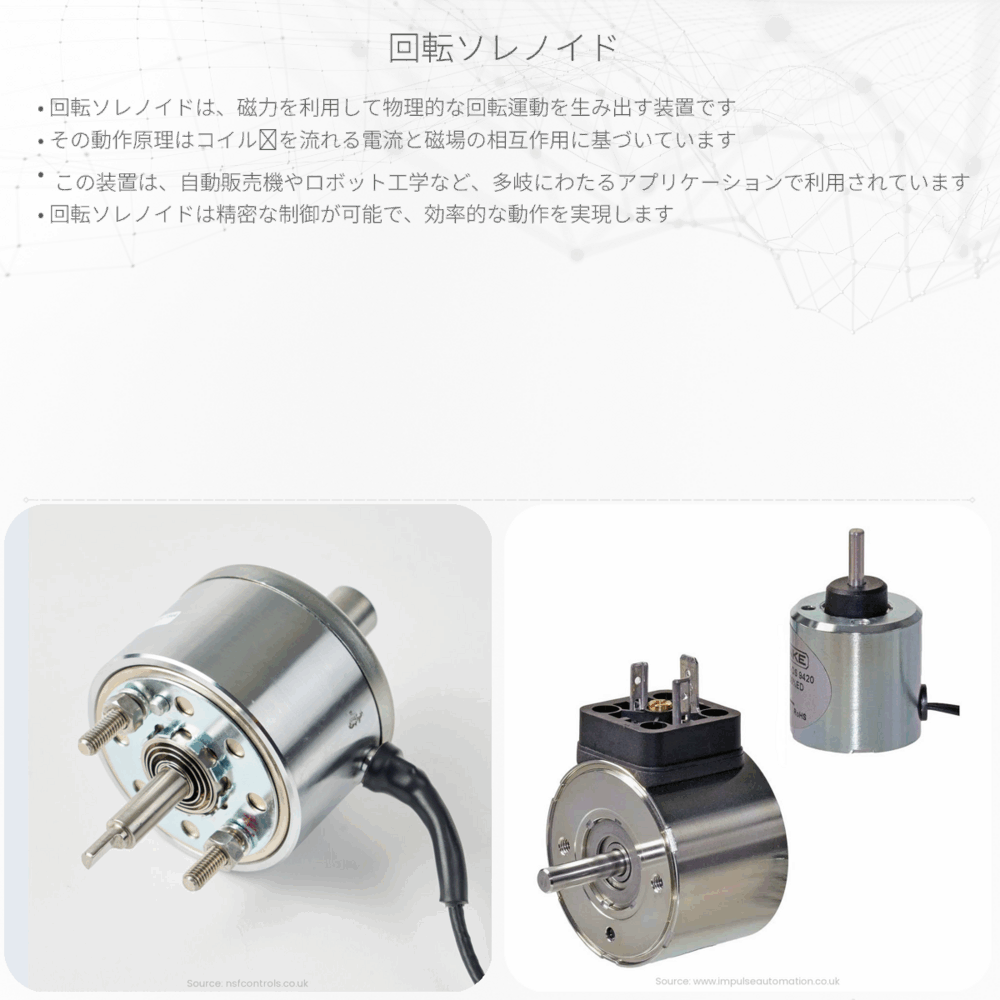 回転ソレノイド