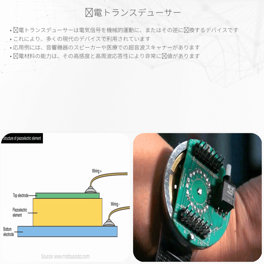 圧電トランスデューサー